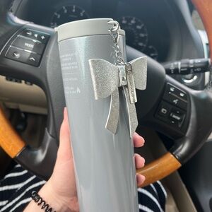 Starbucks Holiday 2023 Tumbler with Silver Bow Charm